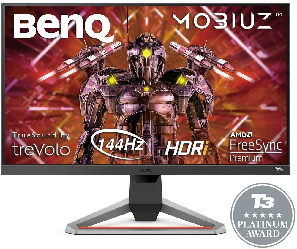 Monitorius BenQ EX2710U | 27" MOBIUZ/Gaming/IPS/4K(3840 x 2160)/ 144 Hz /16:9/HDRi vaizdas ir tikras „treVolo“ garsas