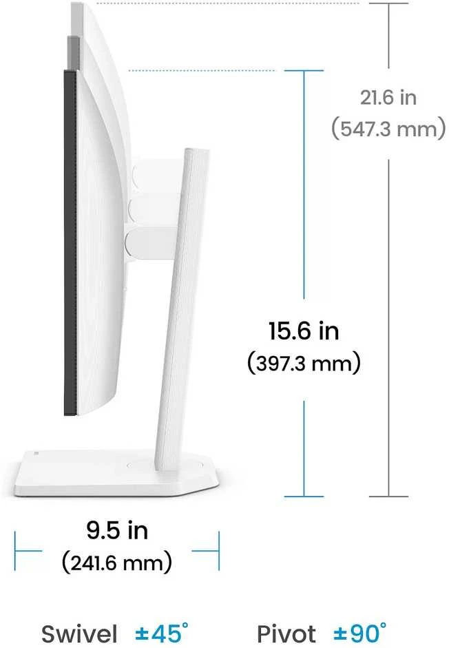 Monitorius BENQ GW2790TC 27" FHD IPS 144HZ HDMI/DP/SPEAKERS/USB-C 20W NÄYTTÖ VALKOINEN