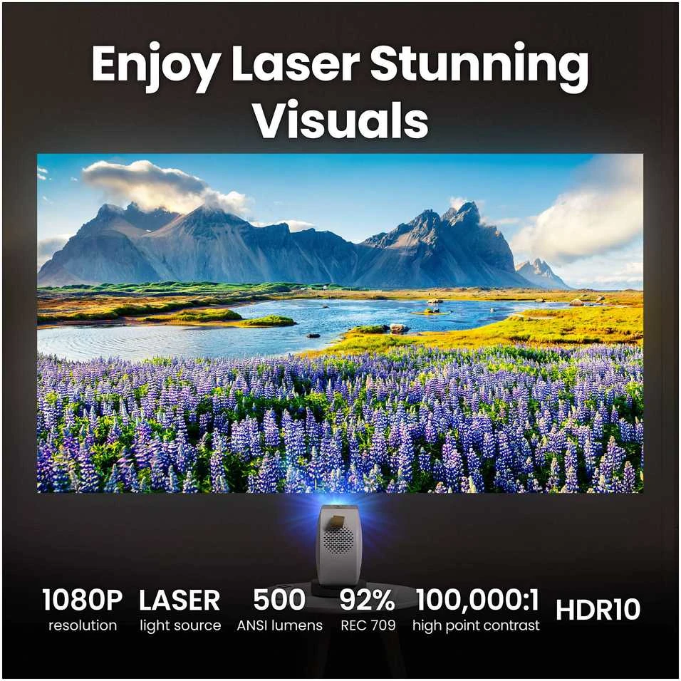 Projektorius BENQ GV50 550ANSI LED FHD, 1.2, ANDROID 11 LASER