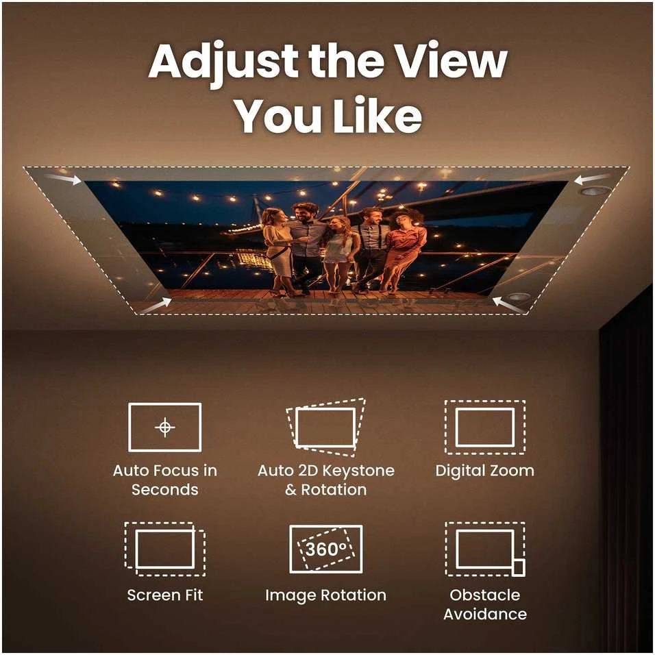 Projektorius BENQ GV50 550ANSI LED FHD, 1.2, ANDROID 11 LASER
