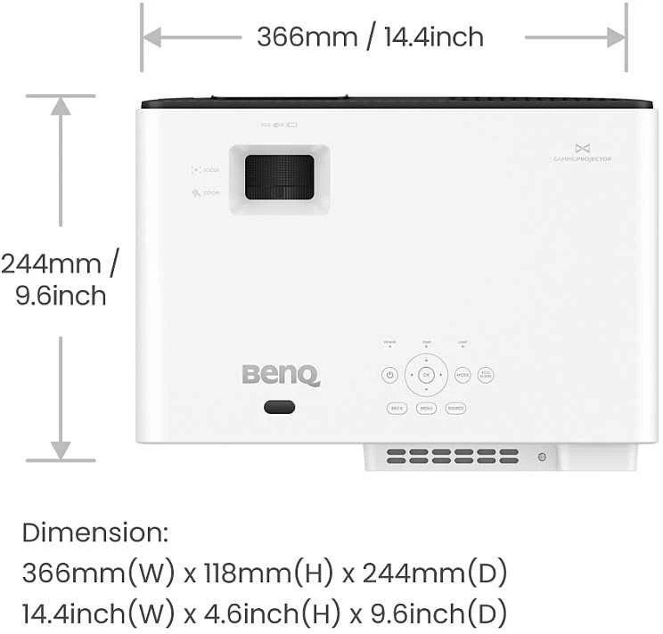 Projektorius BENQ X500I 32200ANSI 4K UHD 0.69-0.83 DLP