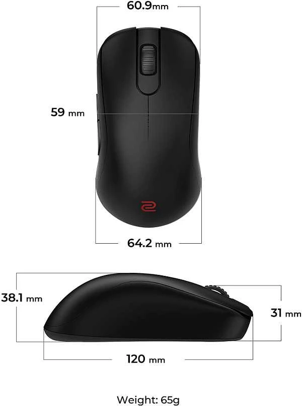 BENQ ZOWIE S2-DW 4K Belaidė pelė