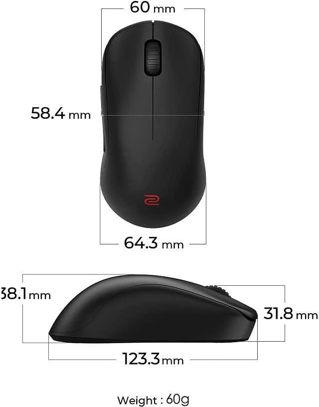 Zowie Belaidė pelė U2-DW - .