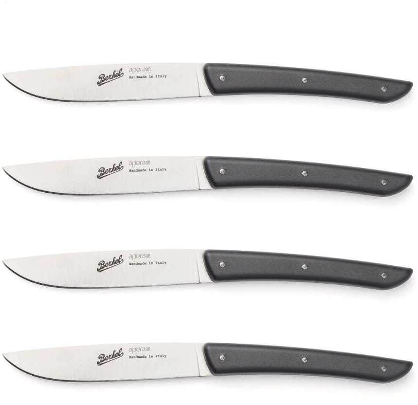 Berkel Berkel steak peilis set 4-pcs. Color juodas
