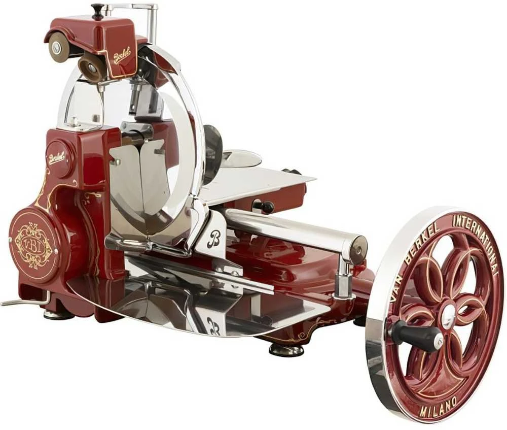 Berkel Volano B114 maisto pjaustyklė, raudonos spalvos