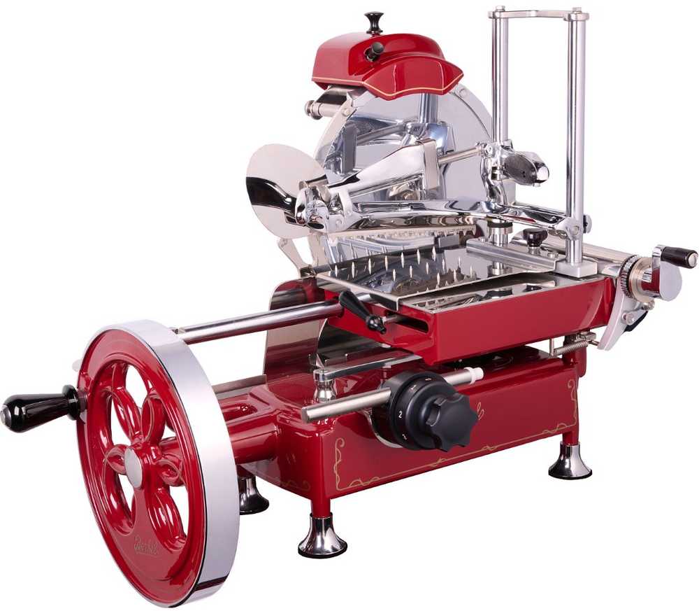 Berkel Volano B2 raudonas fiorato smagračio pjaustytuvas