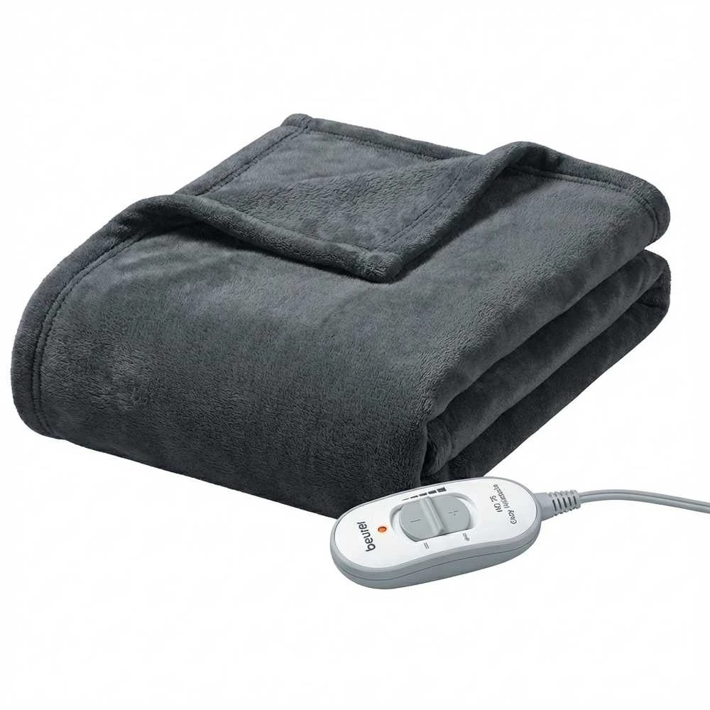 Šildanti antklodė Beurer HD75 Cosy Dark Pilkas