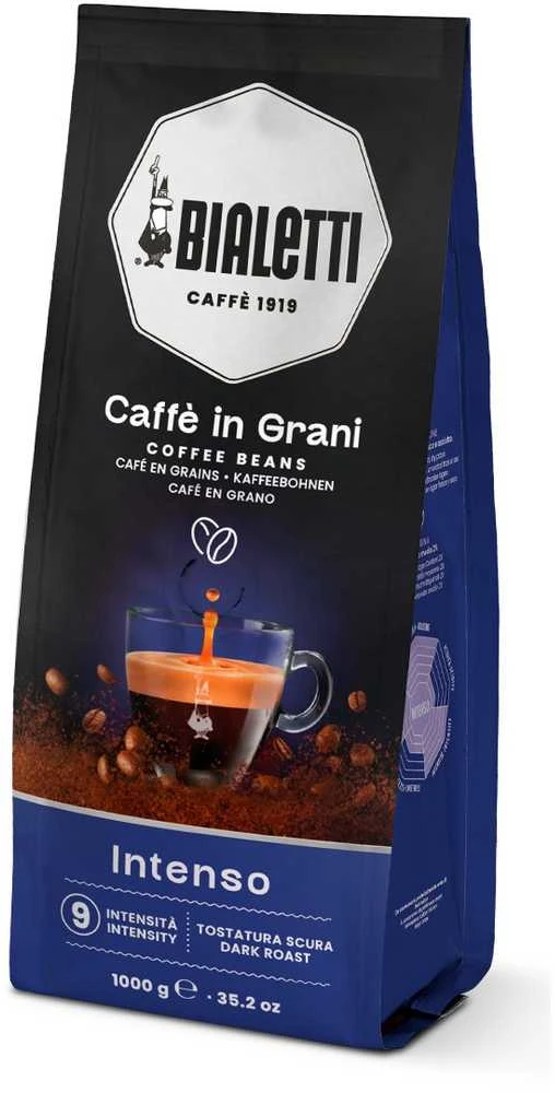 Kava - Bialetti Intenso 1kg Tamsaus Skrudinimo Espresso Mišinys