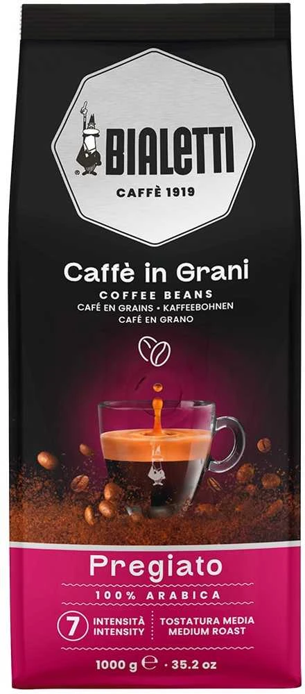 Kava - Bialetti Pregiato 1kg Medium Roast Espresso Blend