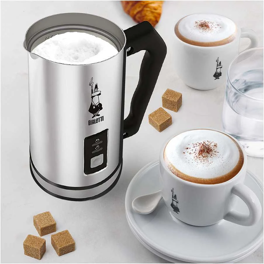 Bialetti MK01 Automatinis pieno putų plaktuvas, Nerūdijančiojo plieno