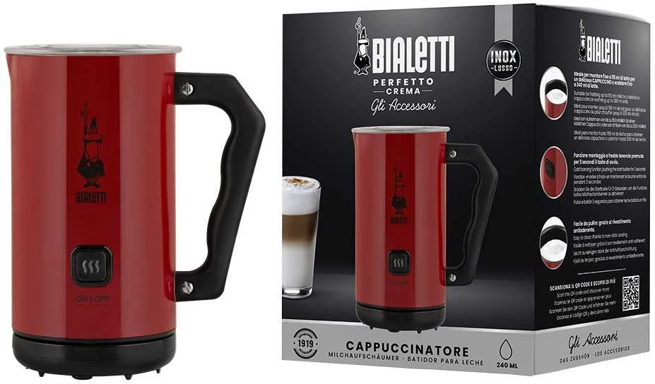 Elektrinis Pieno Plakiklis - Bialetti Mkf02 Raudonas