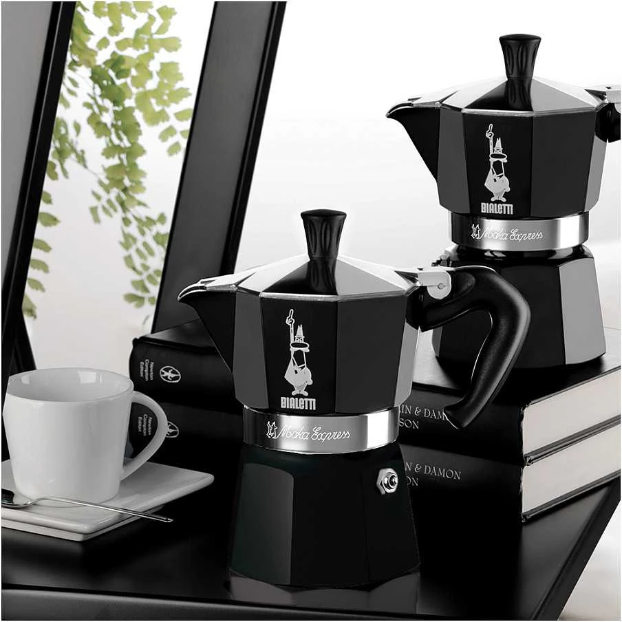 Bialetti 4951 Moka kavinukas Juodas