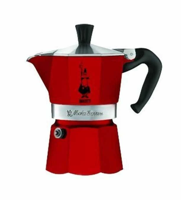 Raudona Bialetti Moka Espress