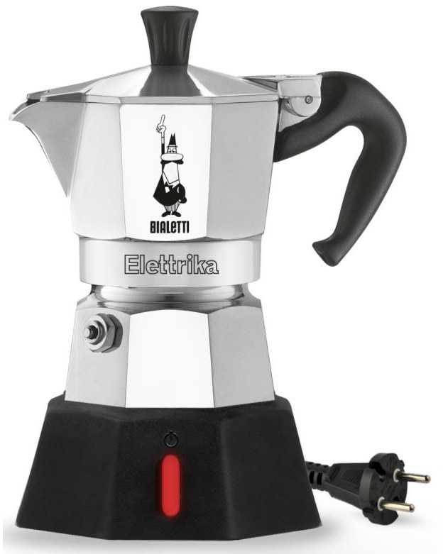 Bialetti New Moka Elettrika 2TZ (90 ml) sidabrinė