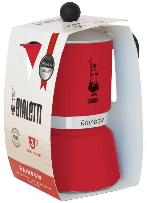 Bialetti RAINBOW 6TZ raudona