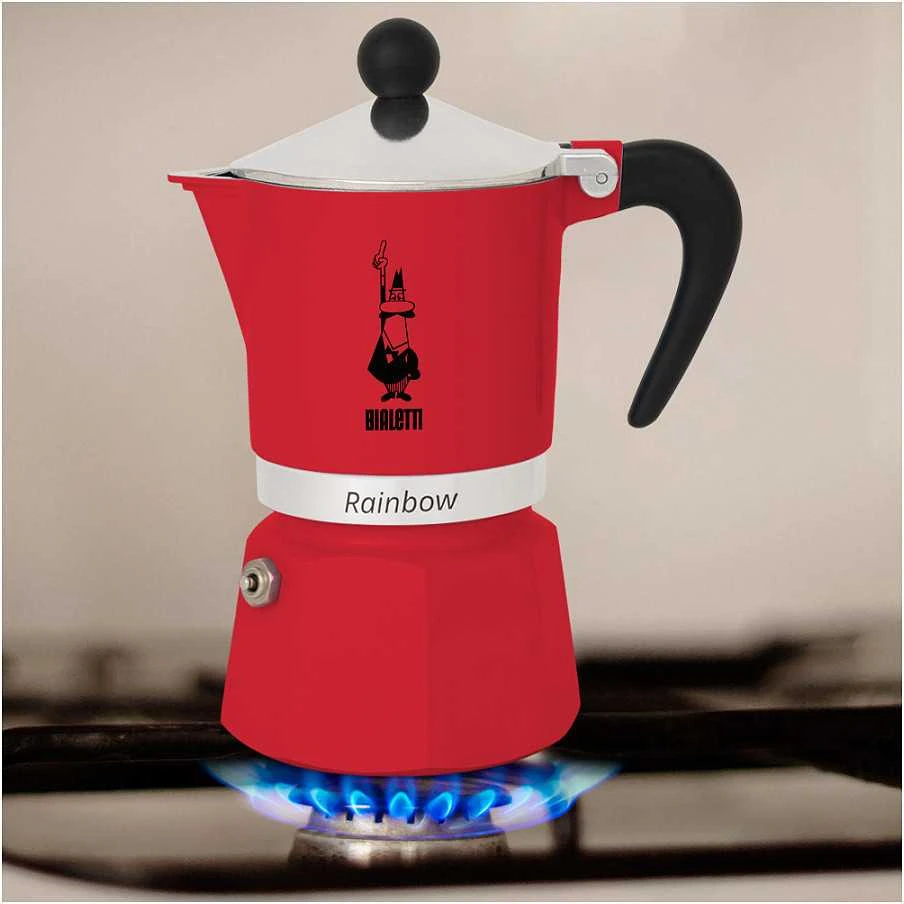 Kavos Aparatas - Bialetti Rainbow 1TZ 60 ml Raudonas