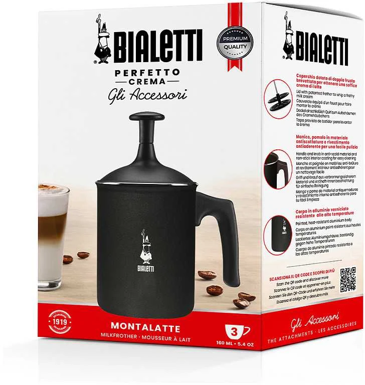Bialetti Montalatte 160 ml juoda