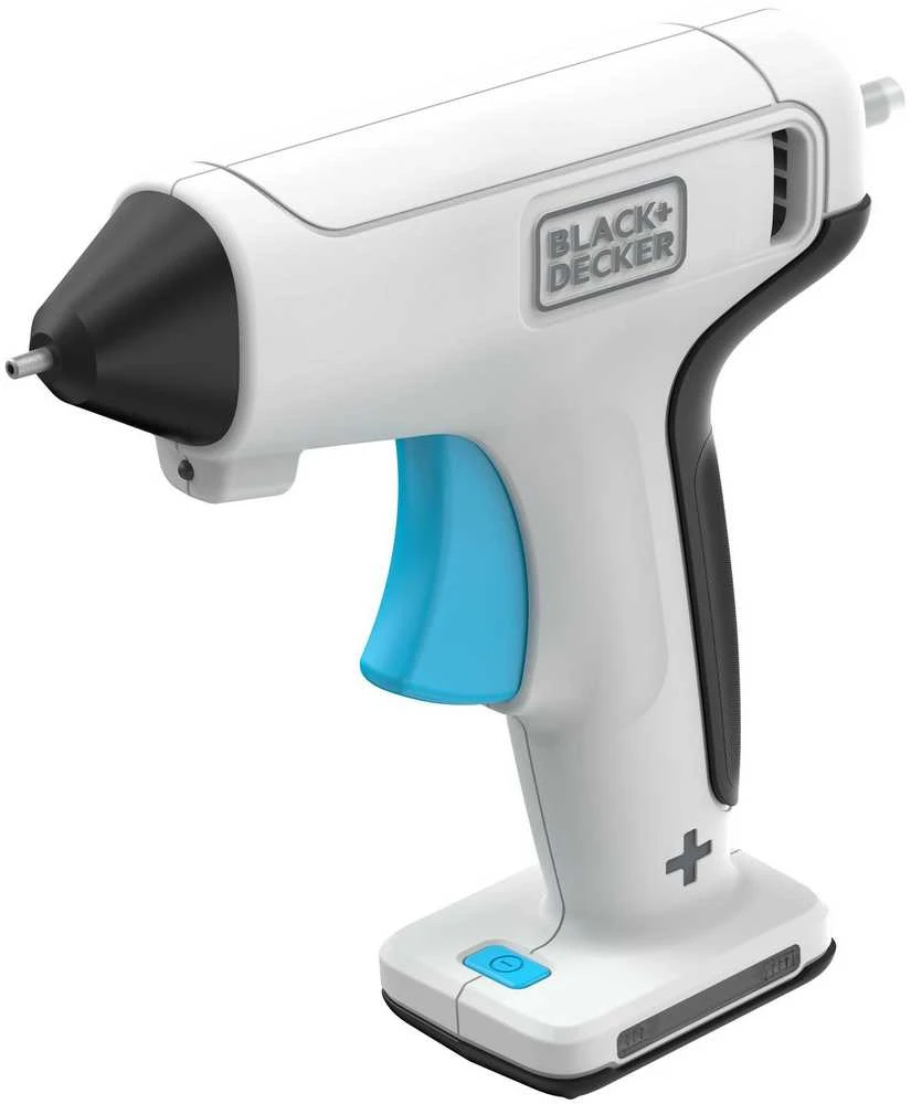 Black & Decker Juodas & Decker Klijų pistoletas Juodas & Decker BCGL115-XJ; 3,6 V; 1x1,5 Ah akum.