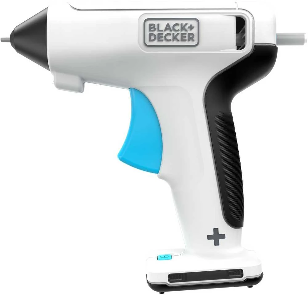 Black & Decker Juodas & Decker Klijų pistoletas Juodas & Decker BCGL115-XJ; 3,6 V; 1x1,5 Ah akum.
