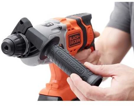 Akumuliatorinis perforatorius SDS+, 18V, 2x2,5Ah, Black & Decker [BCD900E2K-QW]