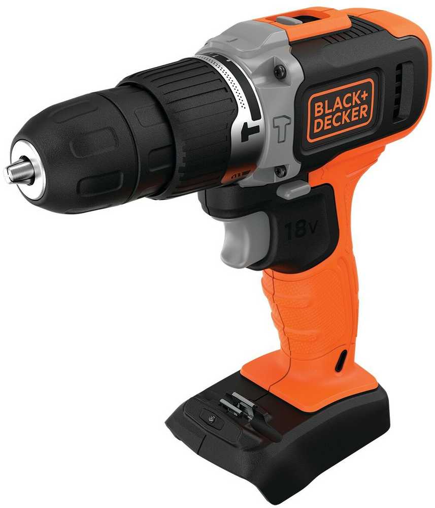 Black & Decker Juodas & Decker Akku-Schlagbohrschr. 18V. be Akku BCD003N