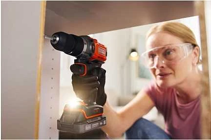 Akumuliatorinis gręžtuvas Black&Decker BCD383D1XK-QW | 18 V | 2.0 Ah