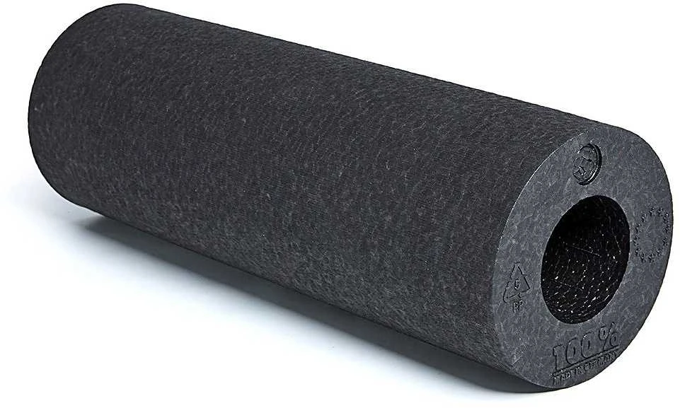 Masažinis putų volelis BLACKROLL SLIM, juodos spalvos
