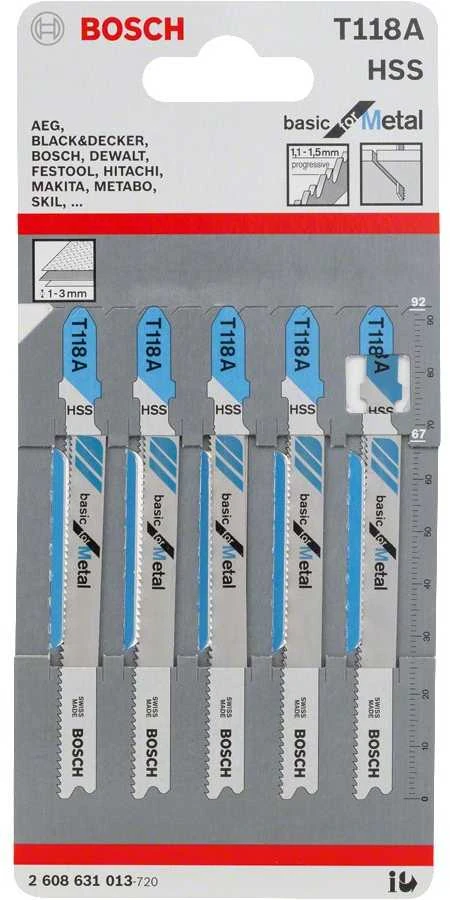 Bosch 5 siaurapj.pjūkleliai T 118 A