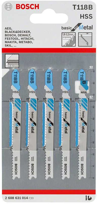 Bosch 5 siaurapj.pjūkleliai T 118 B