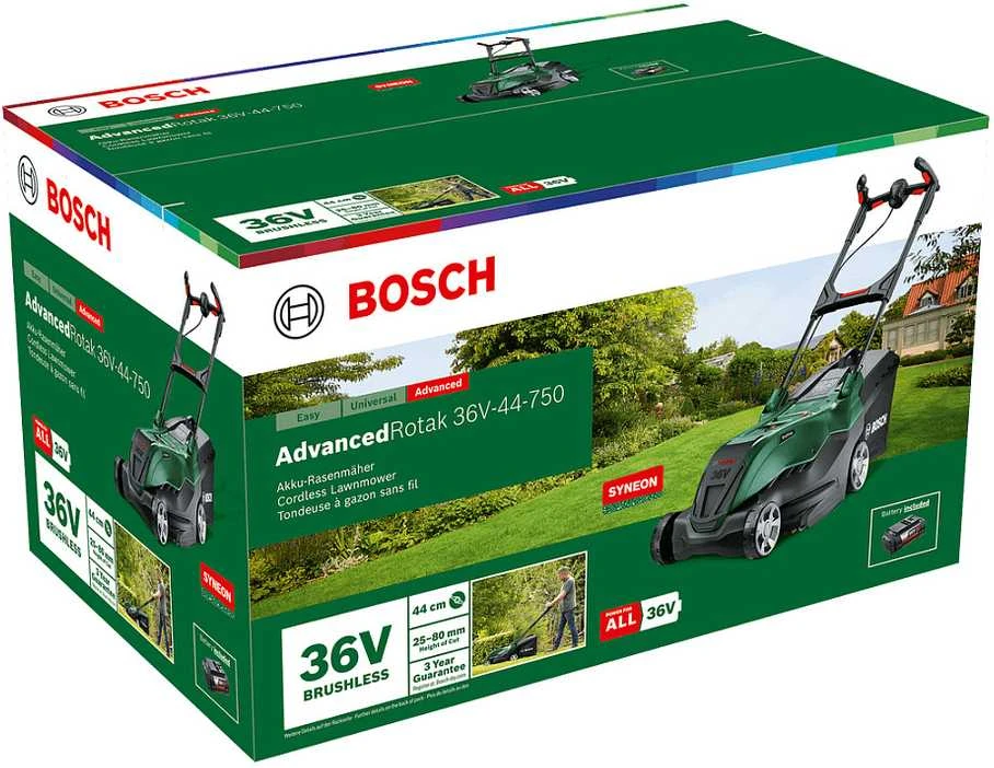 Bosch akumuliatorinė vejapjovė AdvancedRotak 36V-44-750, 36V, 1x4.0Ah