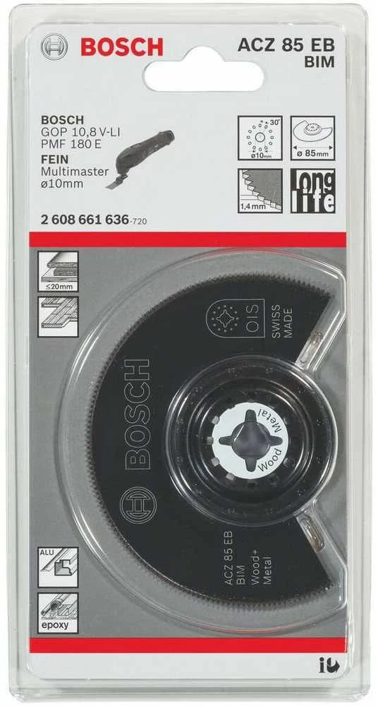 Bosch ACZ 85 EB, Mediena Metalas 85 mm, 1 vnt. STARLOKAS