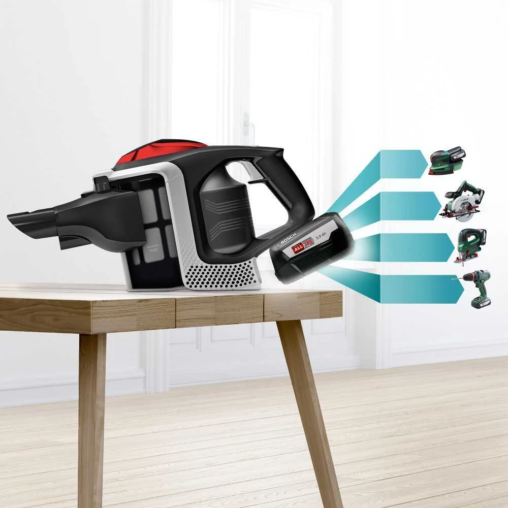 Įkraunamasis dulkių siurblys Bosch Serie | 8 Unlimited ProPower, Juodas