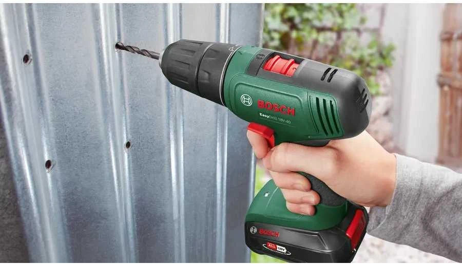 Akumuliatorinis dviejų greičių gręžtuvas-suktuvas Bosch EasyDrill 18V-40