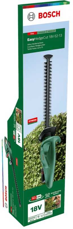 Bosch EasyHedgeCut Akumuliatorinės gyvatvorių žirklės 18V-52-13