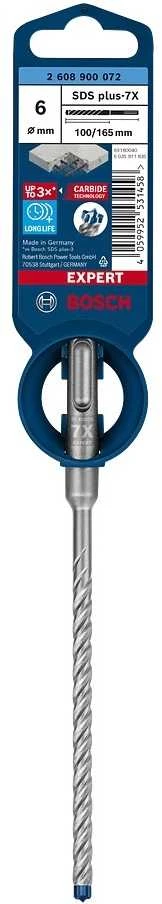 Bosch SDS-plus-7X grąžtas 6x100x165mm, 1 vnt.