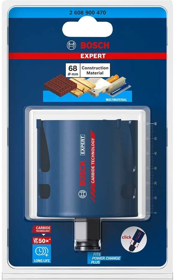 Bosch Gręžimo karūna 68mm Construction Material