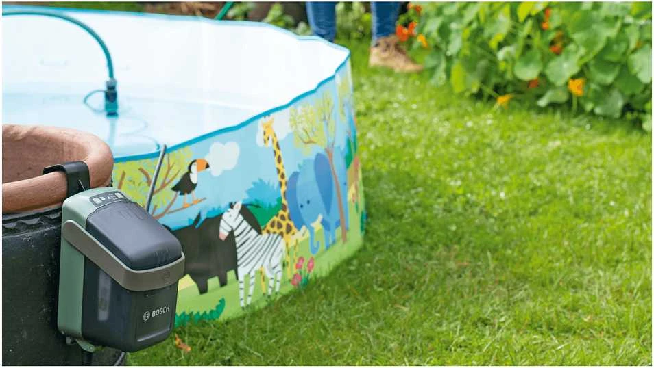 Bosch akumuliatorinis lietaus vandens siurblys GardenPump 18V-2000, 1x2,5Ah