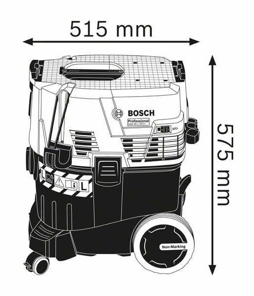Dulkių siurblys Bosch GAS 35 L SFC+ Professional