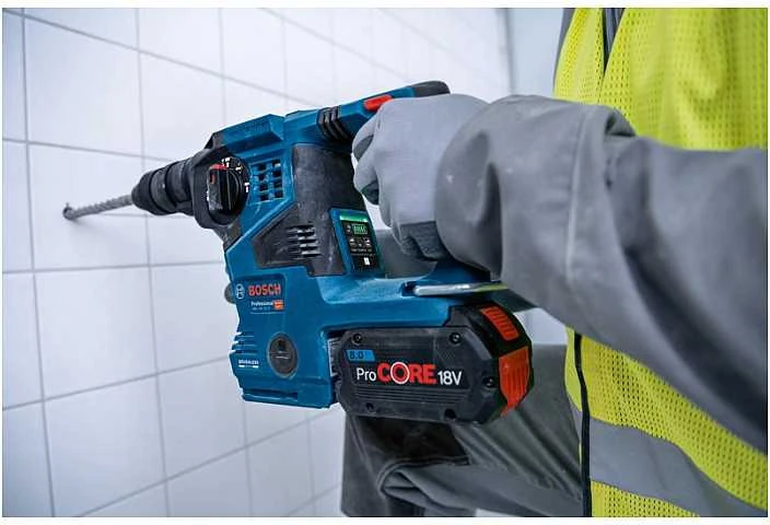 Grąžtas Bosch GBH 18V-28 CF 2x8.0Ah ProC, GAL 1880, LB