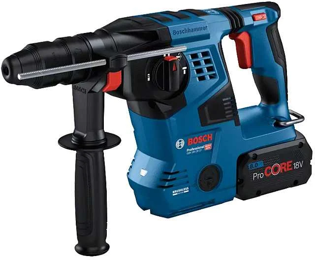 Grąžtas Bosch GBH 18V-28 CF 2x8.0Ah ProC, GAL 1880, LB