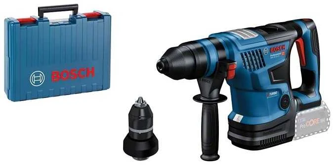 Bosch GBH 18V-34 CF, CC be akumuliatoriaus ir kroviklio