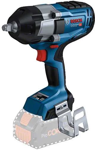 Akumuliatorinis smūginis veržliasukis Bosch GDS 18V-1000, 1/2", LB be akumuliatoriaus ir kroviklio, BITURBO