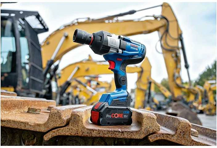 Bosch GDS 18V-1600 HC be akumuliatoriaus ir kroviklio GCY 42, L-Boxx