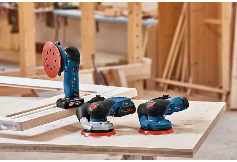 Bosch GEX 18V-125, be akumuliatoriaus ir kroviklio Ekscentrinis šlifuoklis