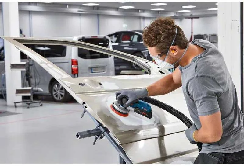 Bosch GEX 18V-125, be akumuliatoriaus ir kroviklio Ekscentrinis šlifuoklis