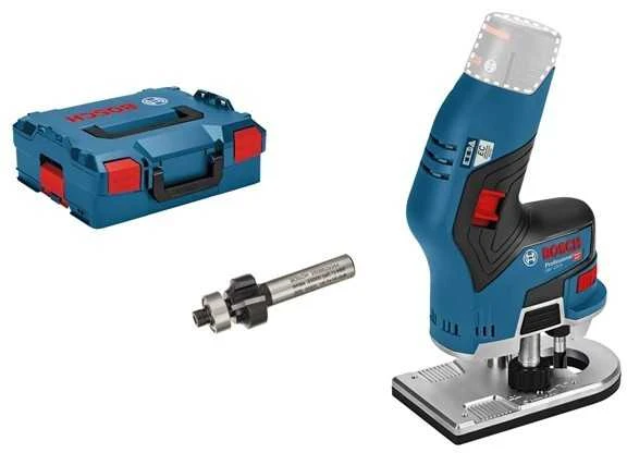Bosch Akumuliatorinė rankinė freza GKF 12V-8, be akumuliatoriaus ir kroviklio