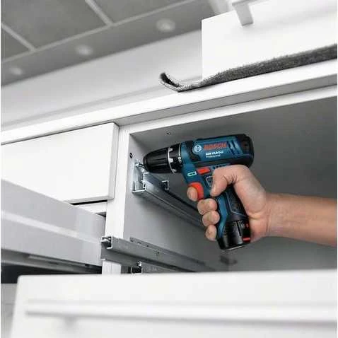 Bosch Akumuliatorinis smūginis gręžtuvas-suktuvas GSB 12V-15, be akumuliatoriaus ir kroviklio