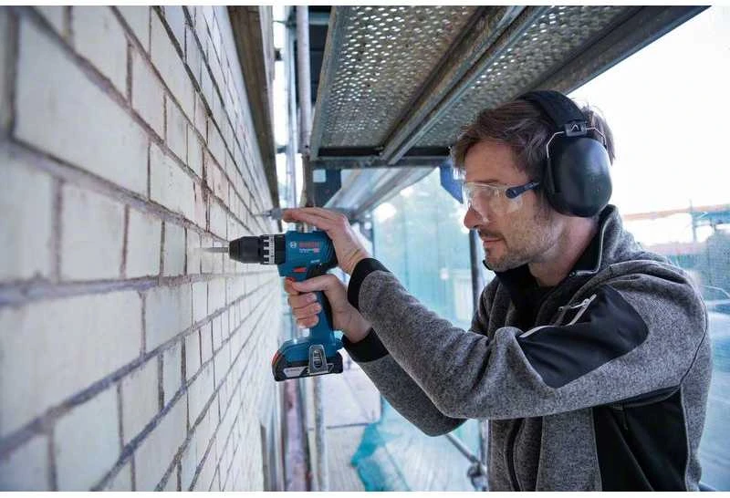 Bosch smūginis akumuliatorinis suktuvas gręžtuvas GSB 18V-45, 21/45Nm, be akumuliatoriaus ir kroviklio, kartoninė pakuotė