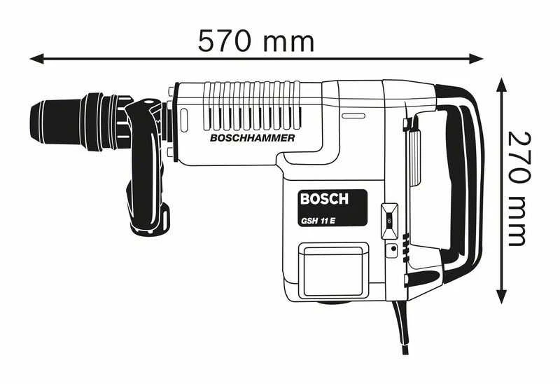 Bosch GSH 11 E Atskėlimo plaktukas