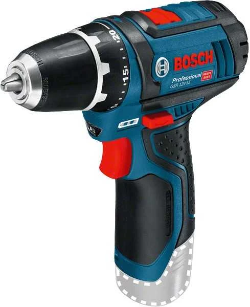 Bosch Akumuliatorinis gręžtuvas-suktuvas GSR 12V-15, be akumuliatoriaus ir kroviklio
